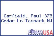 Garfield, Paul 375 Cedar Ln Teaneck NJ
