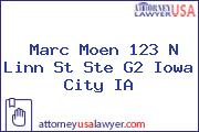 Marc Moen 123 N Linn St Ste G2 Iowa City IA