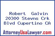 Robert  Galvin 20300 Stevns Crk Blvd Cupertino CA