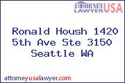 Ronald Housh 1420 5th Ave Ste 3150 Seattle WA