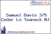 Samuel Davis 375 Cedar Ln Teaneck NJ