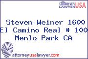 Steven Weiner 1600 El Camino Real # 100 Menlo Park CA