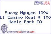 Suong Nguyen 1600 El Camino Real # 100 Menlo Park CA