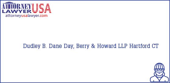 Telephone, Address and other contact data of Dudley B. Dane, Hartford, CT, USA