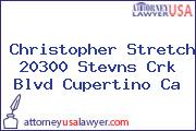 Christopher Stretch 20300 Stevns Crk Blvd Cupertino Ca