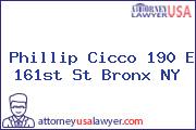 Phillip Cicco 190 E 161st St Bronx NY