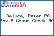 Deluca, Peter PO Box 9 Goose Creek SC