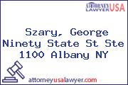 Szary, George Ninety State St Ste 1100 Albany NY