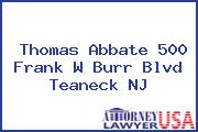 Thomas Abbate 500 Frank W Burr Blvd Teaneck NJ