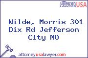 Wilde, Morris 301 Dix Rd Jefferson City MO