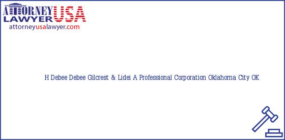 Telephone, Address and other contact data of H Debee, Oklahoma City, OK, USA
