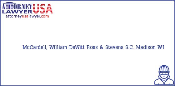 Telephone, Address and other contact data of McCardell, William, Madison, WI, USA
