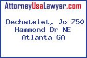 Dechatelet, Jo 750 Hammond Dr NE Atlanta GA