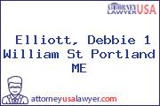 Elliott, Debbie 1 William St Portland ME