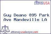 Guy Deano 895 Park Ave Mandeville LA