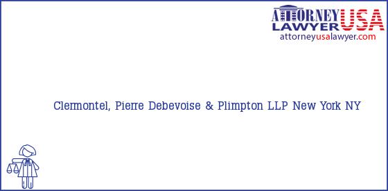 Telephone, Address and other contact data of Clermontel, Pierre, New York, NY, USA