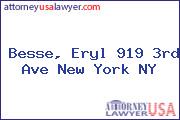 Besse, Eryl 919 3rd Ave New York NY