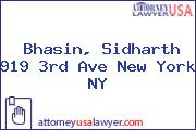 Bhasin, Sidharth 919 3rd Ave New York NY