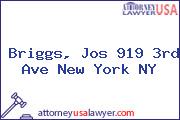 Briggs, Jos 919 3rd Ave New York NY