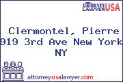 Clermontel, Pierre 919 3rd Ave New York NY