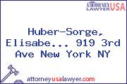Huber-Sorge, Elisabe... 919 3rd Ave New York NY