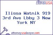 Ilissa Watnik 919 3rd Ave Lbby 3 New York NY