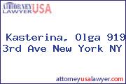 Kasterina, Olga 919 3rd Ave New York NY