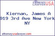 Kiernan, James A 919 3rd Ave New York NY