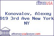 Konovalov, Alexey 919 3rd Ave New York NY