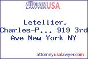 Letellier, Charles-P... 919 3rd Ave New York NY