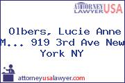 Olbers, Lucie Anne M... 919 3rd Ave New York NY