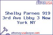 Shelby Parnes 919 3rd Ave Lbby 3 New York NY