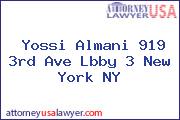 Yossi Almani 919 3rd Ave Lbby 3 New York NY