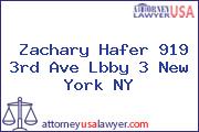 Zachary Hafer 919 3rd Ave Lbby 3 New York NY