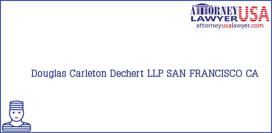 Telephone, Address and other contact data of Douglas Carleton, SAN FRANCISCO, CA, USA