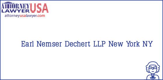 Telephone, Address and other contact data of Earl Nemser, New York, NY, USA