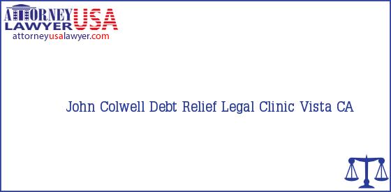 Telephone, Address and other contact data of John Colwell, Vista, CA, USA