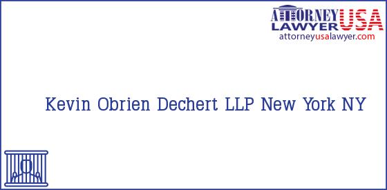 Telephone, Address and other contact data of Kevin Obrien, New York, NY, USA