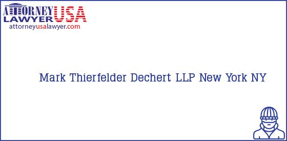 Telephone, Address and other contact data of Mark Thierfelder, New York, NY, USA