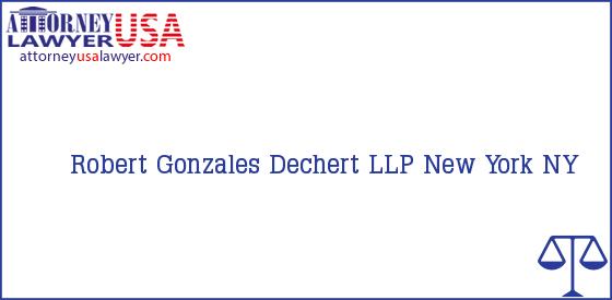 Telephone, Address and other contact data of Robert Gonzales, New York, NY, USA