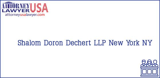 Telephone, Address and other contact data of Shalom Doron, New York, NY, USA
