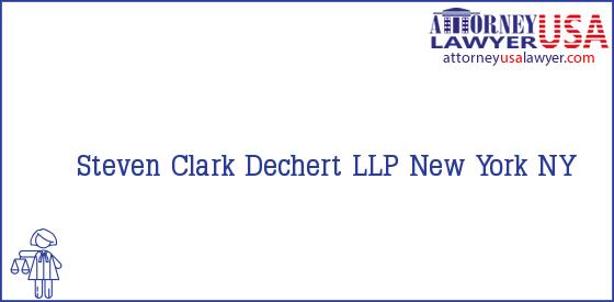 Telephone, Address and other contact data of Steven Clark, New York, NY, USA