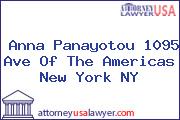 Anna Panayotou 1095 Ave Of The Americas New York NY