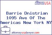 Barrie Dnistrian 1095 Ave Of The Americas New York NY