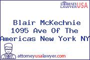 Blair McKechnie 1095 Ave Of The Americas New York NY