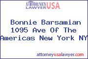 Bonnie Barsamian 1095 Ave Of The Americas New York NY