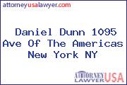 Daniel Dunn 1095 Ave Of The Americas New York NY