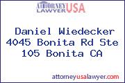 Daniel Wiedecker 4045 Bonita Rd Ste 105 Bonita CA
