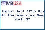 Davin Hall 1095 Ave Of The Americas New York NY