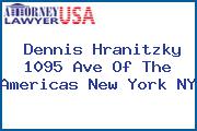 Dennis Hranitzky 1095 Ave Of The Americas New York NY